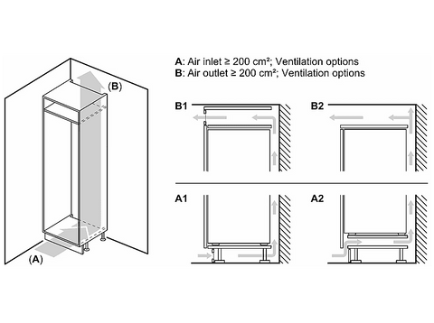 Frigorífico una puerta integrable - Balay 3FIE734S, Cíclico, 177.2 cm, 310 l, Control electrónico, Interruptor Super-refrigeración, Sin Panelar