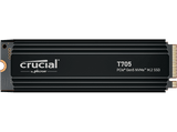 Disco duro SSD interno 2 TB - Crucial T705 PCIe Gen5 NVMe M.2 with heatsink, Interno, Velocidad de lectura 13.600 MB/s, Negro
