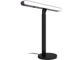 Lámpara - Logitech Litra Beam LX, RGB Lightsync, Tecnología TrueSoft, Temperatura de color, brillo y RGB ajustables, USB-Bluetooth, Dos caras, Negro