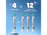 Recambio para cepillo dental - Oral-B Pro Kids 3+, Cabezales de recambio de Disney Frozen, +3 años, Pack de 6 unidades