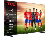 TV QD-Mini LED 98 - TCL 98C6K, 4K HDR Premium, FALD, Smart TV con Google TV, Dolby Vision IQ·Atmos, 144Hz, Wifi
