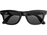 Gafas IA - Ray-Ban Meta Wayfarer (Gen 3), Negro mate, Lentes en gris, Gafas con IA y cámara, Talla estándar, Unisex
