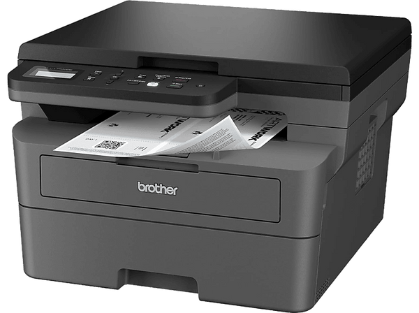 Impresora multifunción - Brother DCPL2620DW, Laser, 1200 x 1200 dpi, 32 ppm, Monocolor, WiFi, Negro