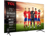 TV Mini LED 75 - TCL 75C6K, UHD 4K, AiPQ Pro Processor, Smart TV, DVB-T2, GoogleTV, Negro