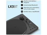 Tocadiscos - Sony PS-LX3BT, Inalámbrico, Bluetooth, Reproducción Automática, Audio Hi-Res, Tracción por Correa, Preamplificador Fono Integrado