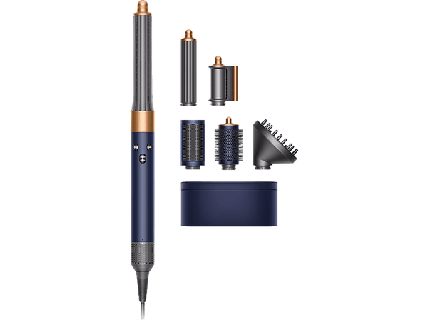 Moldeador - Dyson Airwrap™ Complete Long  Volumise, Riza. Da forma. Alisa y elimina el  encrespamiento, Azul/Cobre