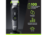 Afeitadora corporal - Gillette Labs i7 Body + Intimate, Tecnología Skinfirst, Luz LED, Wet&Dry, 3 peines, Pack con maquinilla GilletteLabs