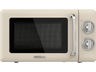 Microondas - Cecotec ProClean 3010 Retro Beige, 700 W, 6 niveles, Retro, 20 L, Retro Beige
