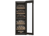 Vinoteca - Haier HWS236GDEH1,  Natural Air Flow System, Temperatura 5º - 20º, 236 botellas, Doble Zona,  Iluminación LED 3D,  Wi-Fi , Negro