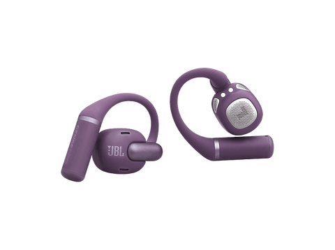 Auriculares conducción de aire - JBL Sense Pro, 38h Autonomía, Open-ear, Gancho Ajustable, 4 Micrófonos, Morado