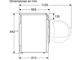 Secadora bomba de calor - Siemens, WQ46B2C0ES, 9 kg, 11 programas, Intelligent Dry, Autodry, Blanco