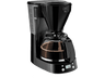 Cafetera de goteo - Melitta Easy Timer, 1080 W, 1.25 l, 10 tazas máx., Temporizador, Antigoteo, Negro