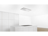 Campana grupo filtrante - Bosch DRC99PS20, Decorativa, Isla, 5 velocidades, 268 W, 640 m3/h, 41 dB, Control remoto, LED, Inox