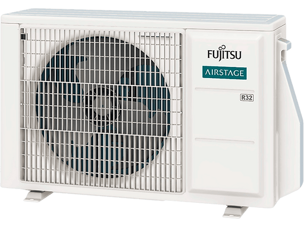 Aire acondicionado Split 2 x 1 - Fujitsu ASY25U2MI-KN (W) UE40, 2150 fg/h, Wi-Fi, Blanco