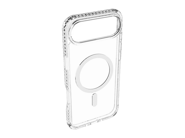 Funda móvil - CellularLine ULTRA STRONG MAG, Para iPhone 17 Air, Compatibilidad MagSafe, Antibacteriano, Ultrarresistente, Transparente