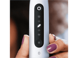 Cepillo eléctrico - Oral-B iO 5S, 1 cabezal , Estuche de viaje, Diseñado por Braun, Blanco