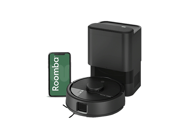 Robot friegasuelos - iRobot Roomba® Mini, 7 kPa Succión, Autonomía 1.5 h, Sistema de Navegación con LiDAR, Base  Autoempty, Negro