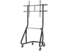Soporte monitor - Hama Holder, De 13" a 35", Con 1 Brazo, Con ruedas, Inclinación +35°/-35°, Giro 180°, Hasta 15kg, Negro