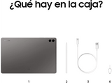 Tablet - Samsung Galaxy Tab S9 FE Plus 5G, 128GB, 8GB RAM, Grafito, 12.4, S Pen, WQXGA, Exynos 1380, Android 13