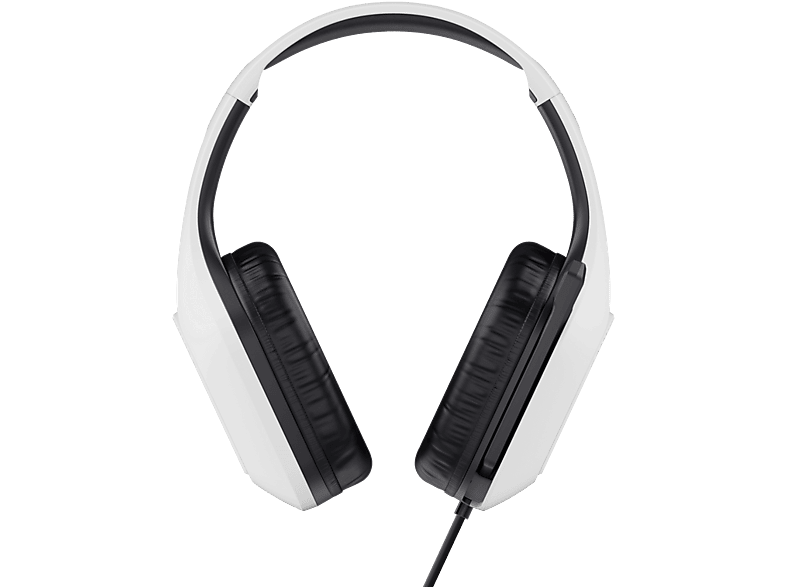Auriculares gaming - Trust GXT 415W Zirox, Con Cable, Circumaurales, Winning White