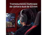 Auriculares gaming - HyperX Cloud Alpha 2, Diadema, Inalámbricos, 250 h, PC/Consolas, Micrófono, Sonido Hi-Fi, Negro