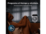 Ventilador de sobremesa - Cecotec EnergySilence 600 DeskChill Smart Rotate Ice, 300 ml, 4 velocidades, Oscilación, AutoOff, Blanco
