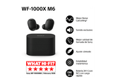 Auriculares True Wireless - Sony WF1000XM6, Cancelación de ruido (ANC), Hi-Res, Bluetooth, llamadas nítidas, 24 horas, IPX4, iOS/Android, Negro