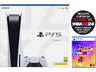 Consola - Sony PlayStation 5 Standard, 825 GB, 4K, 1 mando, Chasis C, Blanco + Juego NBA 2K24