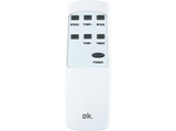 Aire acondicionado portátil - OK OAC 12024 W ES, 3010 fg/h, 2 velocidades, 20 m², 65 dB(A), LCD Display, Deshumidificador, Blanco