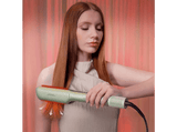 Plancha de pelo - Cecotec Air Lisse, Con aire, Revestimiento cerámica, 1600 W, Tecnología Iónica, Keratina y aceite argán, 3 Modos, Champagne