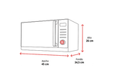 Microondas con grill - Cecotec ProClean 5110, 800W, 5 niveles, Tecnología 3DWave, 20 l, Inox