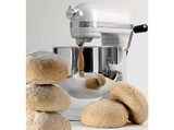 Robot de cocina - KitchenAid 5KSM125EAC, 300 W, 4.8 l, 10 Velocidades, 3 Funciones, Crema