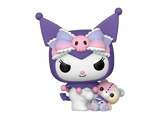 Figura Funko Pop! - Kuromi - Kuromi with bear, 9 cm, Vinilo