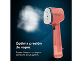 Cepillo de vapor y plancha - Cecotec IronHero V-1500 Essential Red, 1500 W, Vapor continuo 25g/min, Cepillo, Aluminio con revestimiento cerámico, Rojo