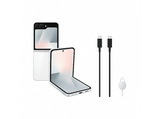 Móvil - Samsung Galaxy Z Flip7 FE, Blanco, 128 GB, 8 GB RAM, 6.7 FHD+, Exynos 2400, 4000 mAh, Android 16
