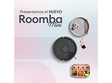 Robot friegasuelos - iRobot Roomba® Mini, 7 kPa Succión, Autonomía 1.5 h, Sistema de Navegación con LiDAR, Base  Autoempty, Negro