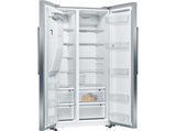 Frigorífico americano - Balay 3FAE494XE, No Frost, 178.7 cm, 562 l, Ancho especial 90 cm, Cajón BigBox, Inox