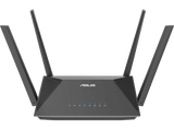 Router WiFi - ASUS RT-AX52, Doble Banda, WiFi 6, 1201 Mbps, Control parental, Con VPN, Negro