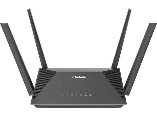 Router WiFi - ASUS RT-AX52, Doble Banda, WiFi 6, 1201 Mbps, Control parental, Con VPN, Negro