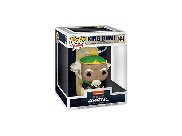 Figura Funko Pop! - Avatar, The Last Airbender: King Bumi Deluxe, Vinilo, 10 cm