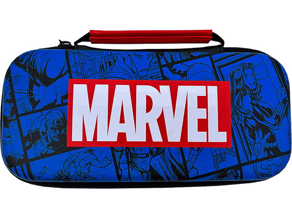 Funda - Disney Marvel Viñeta, Para Nintendo Switch, Switch Lite, Switch OLED, Azul