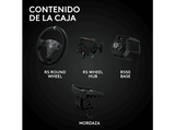 Volante - Logitech G RS50 System, Base accionamiento 8 N�<br/>m, RS Wheel Hub con 13 botones, RS Round Wheel 11″, Trueforce, Force Feedback, XBOX-PC, Negro
