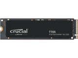 Disco duro SSD interno 1 TB - Crucial T705 PCIe Gen5 NVMe M.2, Interno, Velocidad de lectura 13.600 MB/s, Negro