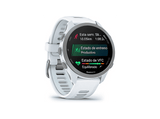 Reloj deportivo - Garmin Forerunner 170, Blanco, 20 mm, Pantalla Táctil AMOLED de 1.2, Hasta 10 días de Autonomía, 5 ATM
