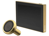 Mirilla inteligente - Ezviz HP2, Pantalla a Color de 4,3, Mirilla de 32 mm Diámetro, Dorado