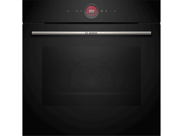 Horno integrable - Bosch HBG7741B1, Serie 8, Convencional, Pirolítico, 71 l, 60 cm, Pantalla táctil TFT, Función AirFry, Negro