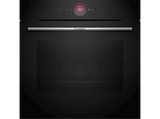 Horno integrable - Bosch HBG7741B1, Serie 8, Convencional, Pirolítico, 71 l, 60 cm, Pantalla táctil TFT, Función AirFry, Negro