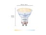 Bombilla inteligente - Philips PHI WFB 50W GU10 GLASS 927-65 TW 2PF/6, Luz blanca fría, Pack 2, Blanco