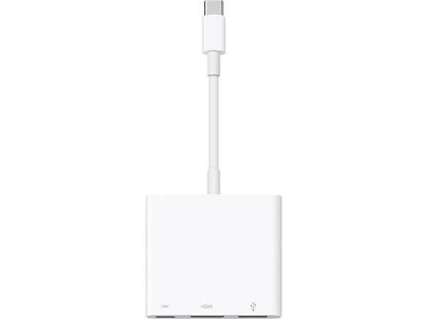 Apple Adaptador multipuerto de USB-C a AV digita, Blanco