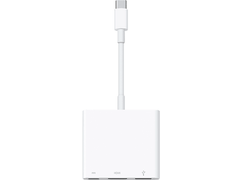 Apple Adaptador multipuerto de USB-C a AV digita, Blanco